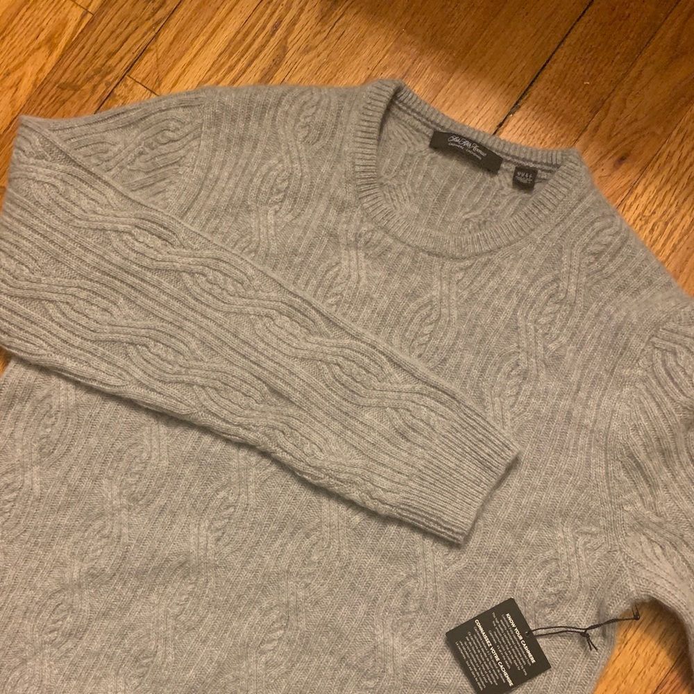 Brand new Cashmere sweater for him or her